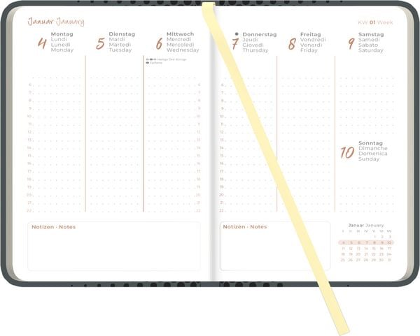 Produktbild: Lady Journal Deluxe Anthrazit 2027