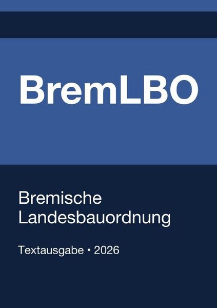 Produktbild: BremLBO - Bremische Landesbauordnung 2026