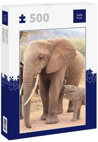 Produktbild: Lais Puzzle Elefant 500 Teile