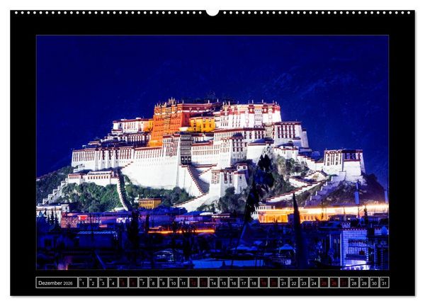 Produktbild: Eine Rundreise durch Tibet (hochwertiger Premium Wandkalender 2026 DIN A2 quer), Kunstdruck in Hochglanz
