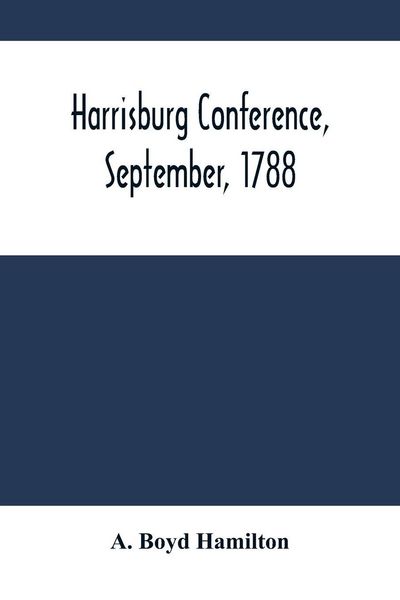 Produktbild: Harrisburg Conference, September, 1788