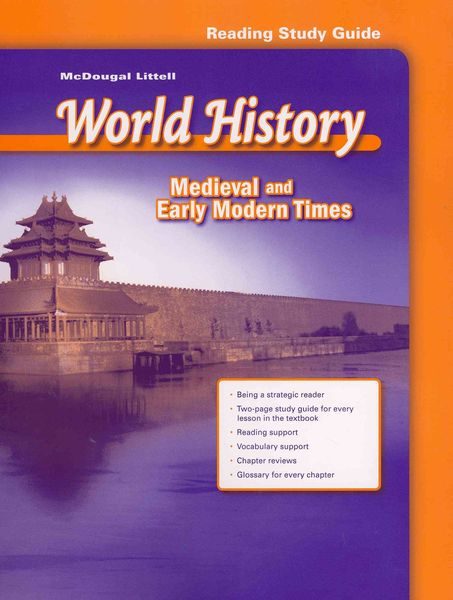 Produktbild: World History, Grade 7 Medieval Early Modern Times Reading Study