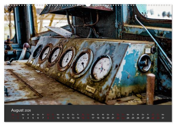 Produktbild: Verlassene Orte - Ein Lost Places Kalender (Wandkalender 2026 DIN A2 quer), CALVENDO Monatskalender