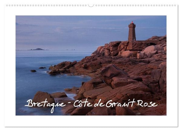 Bretagne - Côte de Granit Rose (Wandkalender 2026 DIN A2 quer), CALVENDO Monatskalender