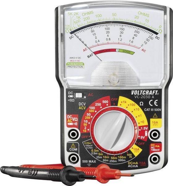 Produktbild: VOLTCRAFT VC-2030A Hand-Multimeter analog CAT III 500V