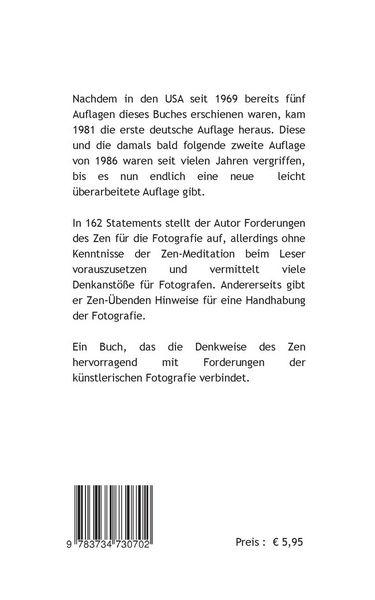 Produktbild: ZEN in der Kunst der Fotografie