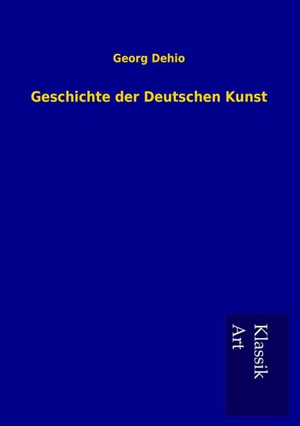 Produktbild: Geschichte der Deutschen Kunst