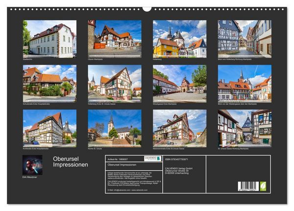Produktbild: Oberursel Impressionen (Wandkalender 2026 DIN A2 quer), CALVENDO Monatskalender