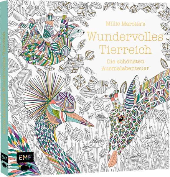 Produktbild: Millie Marotta's Wundervolles Tierreich &ndash; Die sch&ouml;nsten Ausmal-Abenteuer