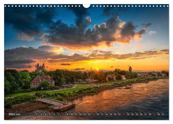 Produktbild: Epische Sonnenunterg&auml;nge im Rhein-Neckar-Kreis (Wandkalender 2026 DIN A3 quer), CALVENDO Monatskalender