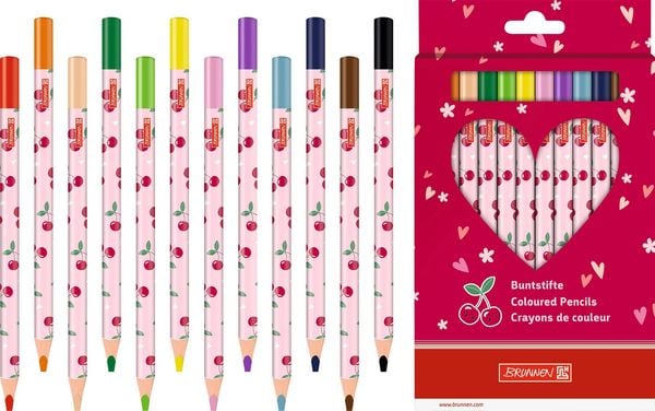 Produktbild: Brunnen Jumbo Buntstifte 12er Pckg. Fruity Love