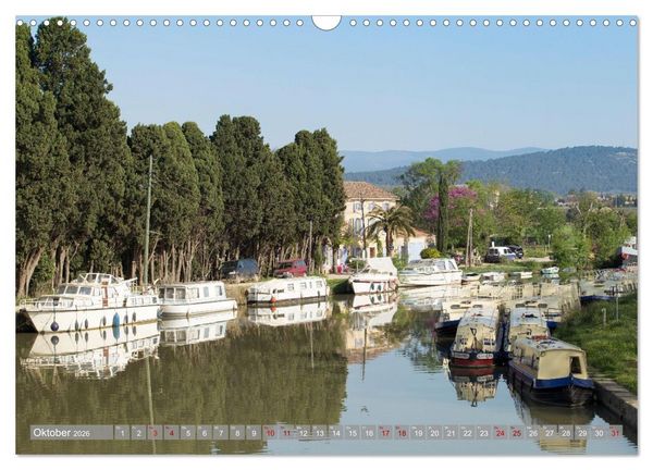 Produktbild: Hausbooturlaub Frankreich - Canal du Midi (Wandkalender 2026 DIN A3 quer), CALVENDO Monatskalender