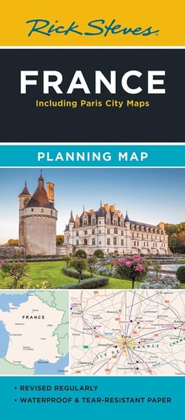Produktbild: Rick Steves France Planning Map