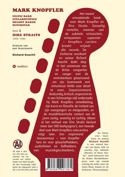 Produktbild: Mark Knopfler (Deel 1, Dire Straits) - het 536 pagina's tellende boek