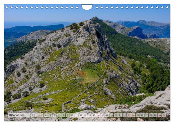 Produktbild: Wanderlust Mallorca - Pfade der Tramuntana (Wandkalender 2027 DIN A4 quer), CALVENDO Monatskalender