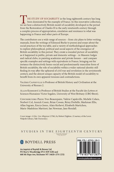 Produktbild: British Sociability in the Long Eighteenth Century