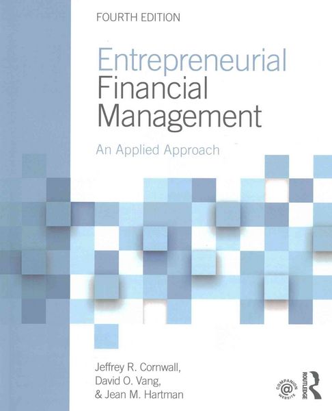 Produktbild: Cornwall, J: Entrepreneurial Financial Management