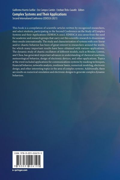 Produktbild: Complex Systems and Their Applications