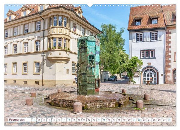 Produktbild: Villingen - historische und moderne Z&auml;hringerstadt (hochwertiger Premium Wandkalender 2026 DIN A2 quer), Kunstdruck in Hochglanz