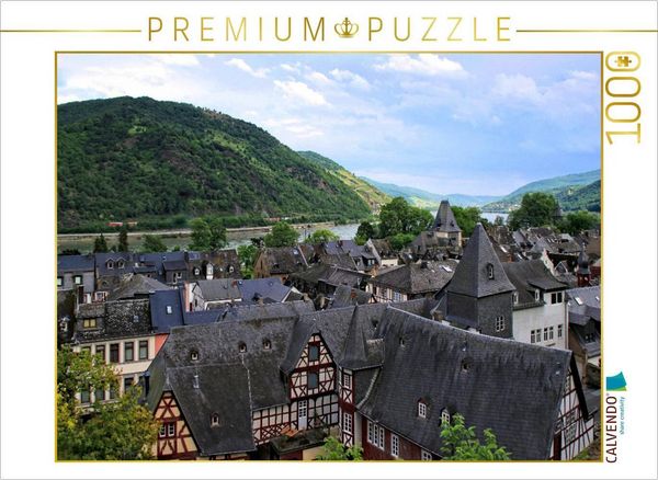Produktbild: CALVENDO Puzzle Bacharach - Sehenswerter Ort am Mittelrhein | 1000 Teile Lege-Gr&ouml;&szlig;e 64x48cm Foto-Puzzle f&uuml;r gl&uuml;ckliche Stunden