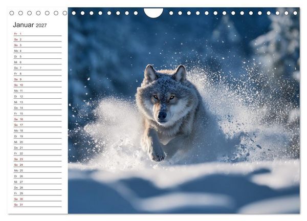 Produktbild: Die Seele der Wildnis (Wandkalender 2027 DIN A4 quer), CALVENDO Monatskalender