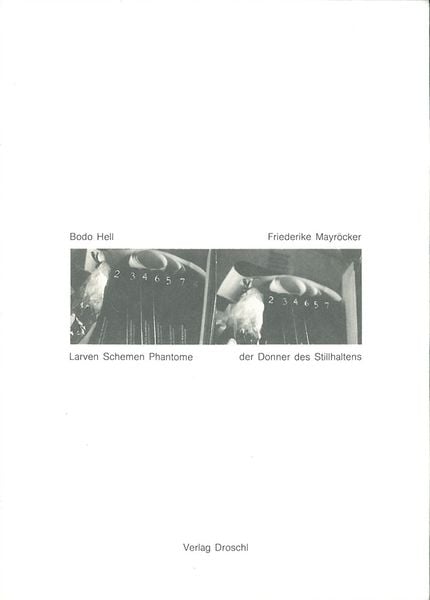 Produktbild: Der Donner des Stillhaltens. Larven, Schemen, Phantome