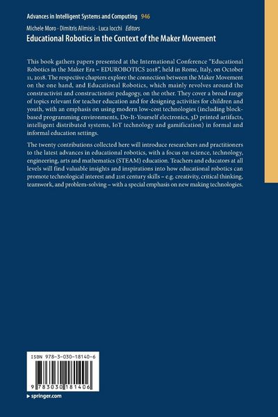 Produktbild: Educational Robotics in the Context of the Maker Movement