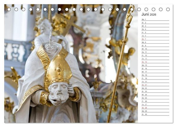 Produktbild: Vierzehnheiligen (Tischkalender 2026 DIN A5 quer), CALVENDO Monatskalender