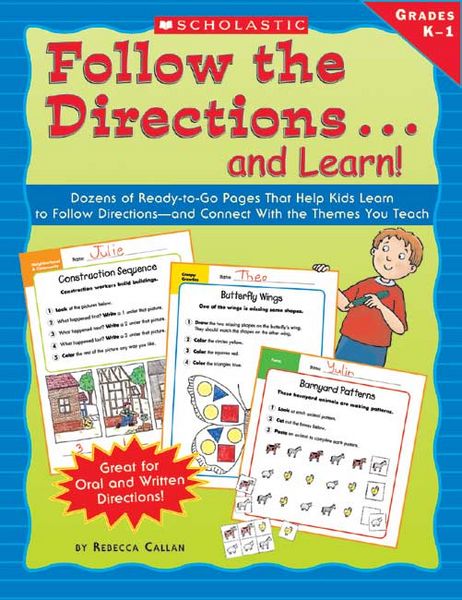 Produktbild: Follow the Directions...and Learn!: Grades K-1