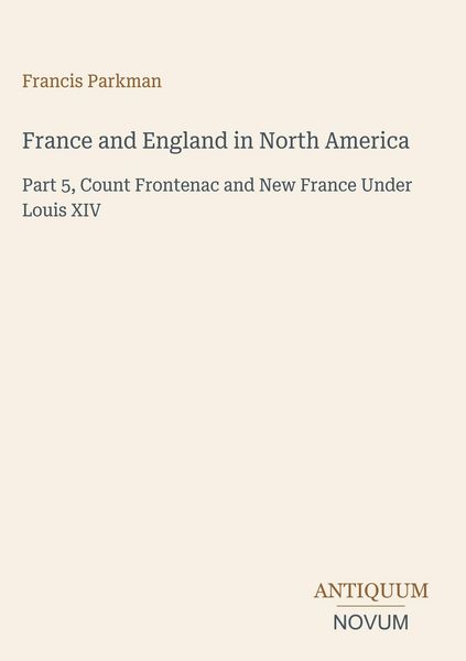 Produktbild: France and England in North America