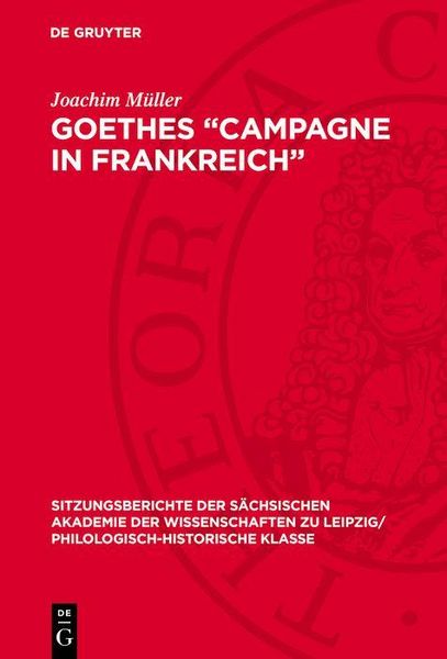 Produktbild: Goethes "Campagne in Frankreich"