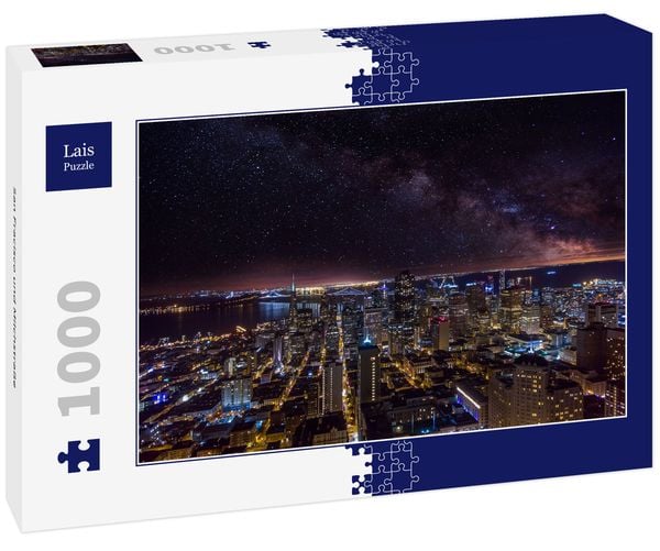 Produktbild: Lais Puzzle San Fracisco und Milchstra&szlig;e 1000 Teile