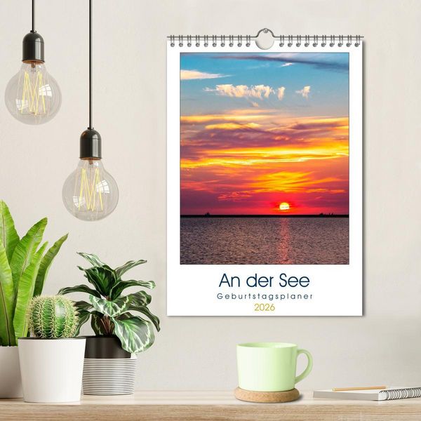 Produktbild: An der See Geburtstagsplaner (Wandkalender 2026 DIN A4 hoch), CALVENDO Monatskalender