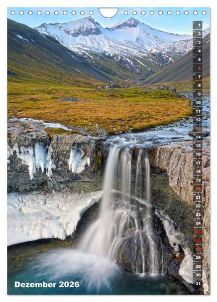 Produktbild: Wasserf&auml;lle auf Island (Wandkalender 2026 DIN A4 hoch), CALVENDO Monatskalender