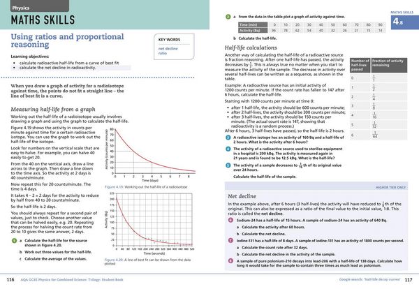 Produktbild: AQA GCSE Physics for Combined Science: Trilogy 9-1 Student Book