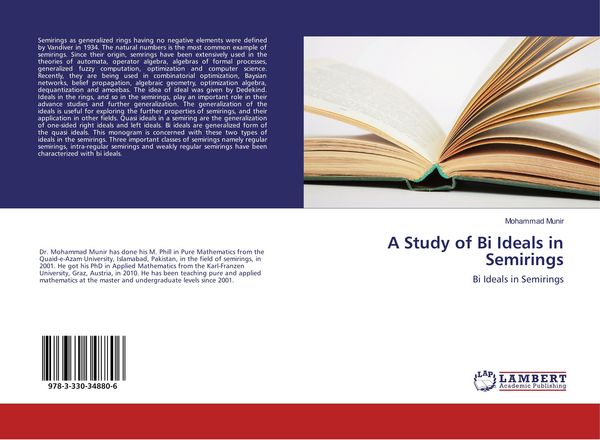 Produktbild: A Study of Bi Ideals in Semirings