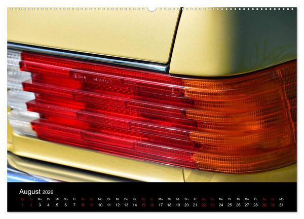 Produktbild: Mercedes SL W107 - zeitlose Eleganz (Wandkalender 2026 DIN A2 quer), CALVENDO Monatskalender