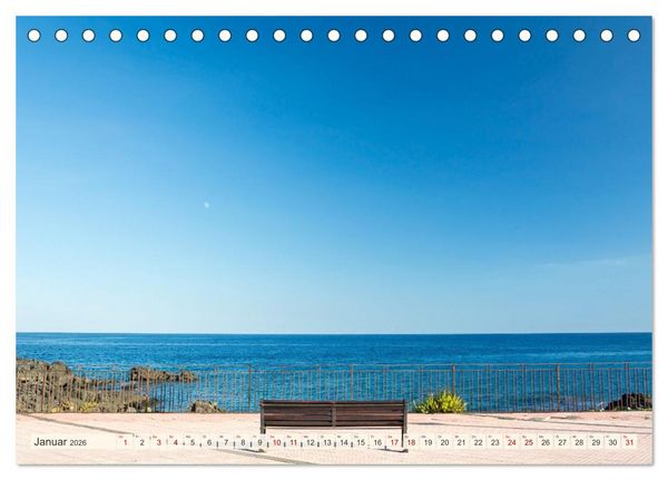 Produktbild: Sizilien: Trauminsel im Mittelmeer (Tischkalender 2026 DIN A5 quer), CALVENDO Monatskalender