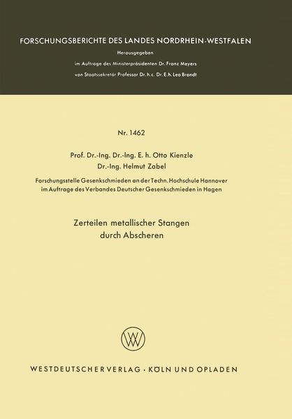 Produktbild: Zerteilen metallischer Stangen durch Abscheren