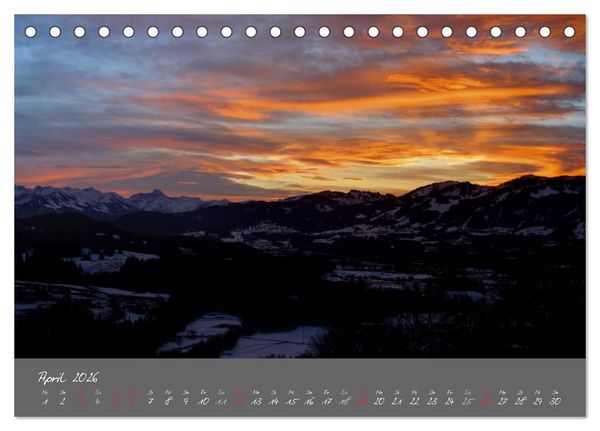 Produktbild: Unser sch&ouml;nes Allg&auml;u (Tischkalender 2026 DIN A5 quer), CALVENDO Monatskalender