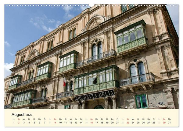 Produktbild: Malta und Gozo, Perlen im Mittelmeer (Wandkalender 2026 DIN A2 quer), CALVENDO Monatskalender