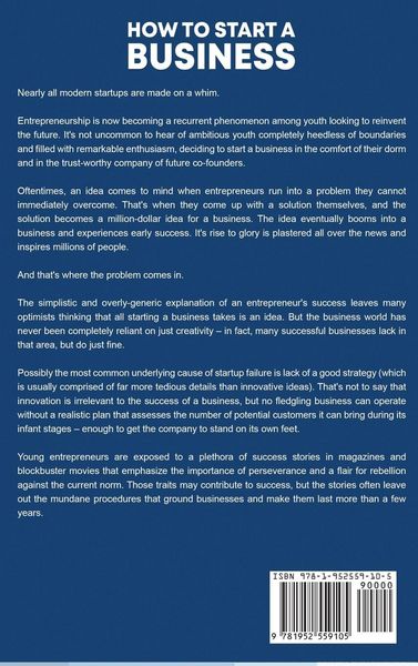 Produktbild: How to Start a Business