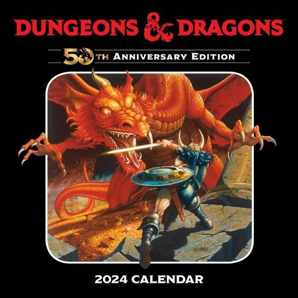 Produktbild: Wizards Of The Coast: Dungeons & Dragons 2024 Wall Calendar