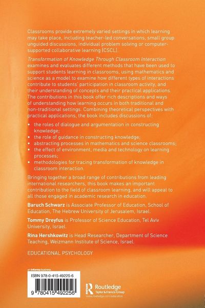 Produktbild: Transformation of Knowledge through Classroom Interaction