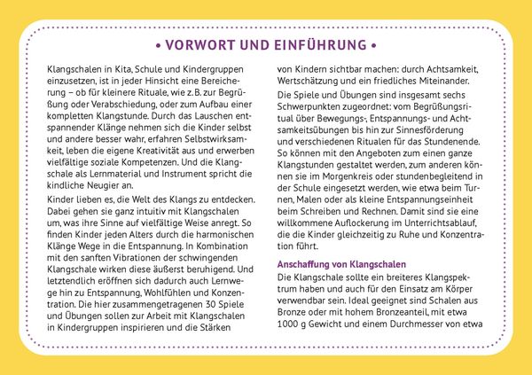 Produktbild: 30 Klangschalenspiele f&uuml;r Entspannung und K&ouml;rperwahrnehmung