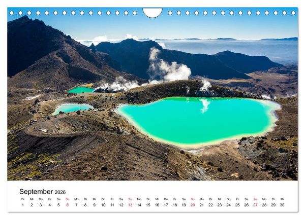 Produktbild: Neuseeland - Atemberaubende Natur und Landschaften (Wandkalender 2026 DIN A4 quer), CALVENDO Monatskalender