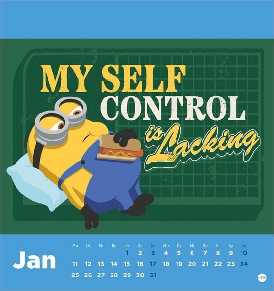 Produktbild: Minions Postkartenkalender 2027