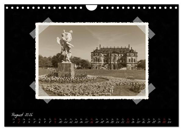 Produktbild: Dresden - Ein Kalender mit Fotografien wie aus einem alten Fotoalbum (Wandkalender 2026 DIN A4 quer), CALVENDO Monatskalender