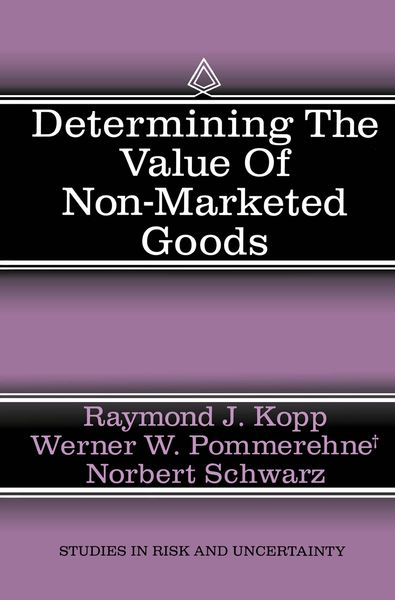 Produktbild: Determining the Value of Non-Marketed Goods