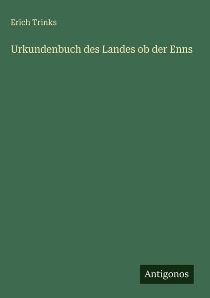 Produktbild: Urkundenbuch des Landes ob der Enns